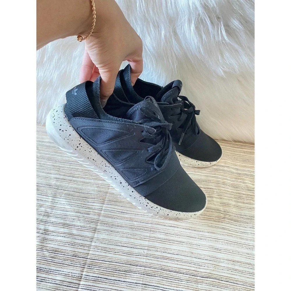 Adidas Tubular Men's PYV Male Size US 6.5 Black White Athletic Lace-Up Sneakers - Picture 12 of 12